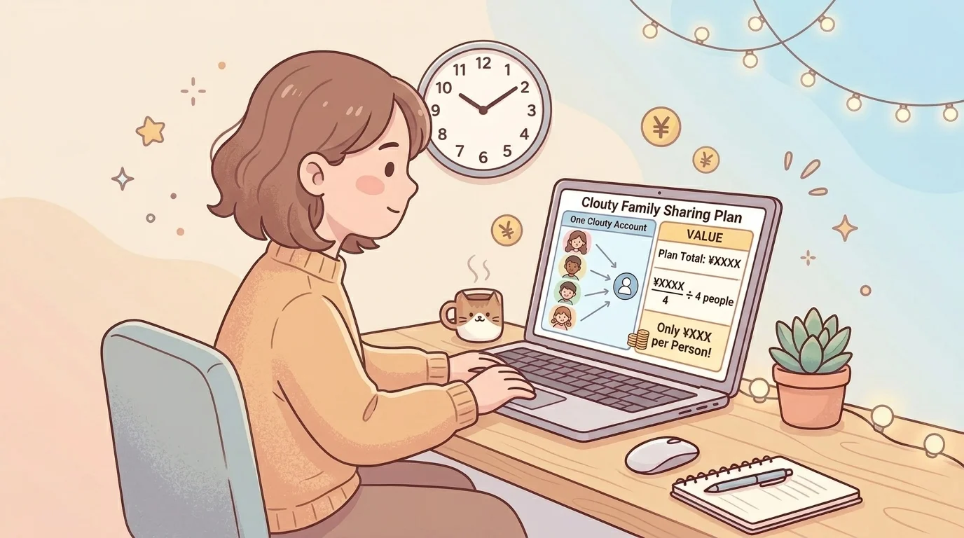 クラウティの料金プラン｜家族シェア時のコスト・ポイント消費・キャンペーン条件【2026年版】