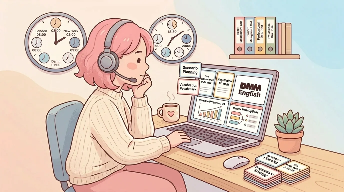DMM英会話でビジネス英語を学ぶ方法｜オプション・教材・活用法【2026年版】