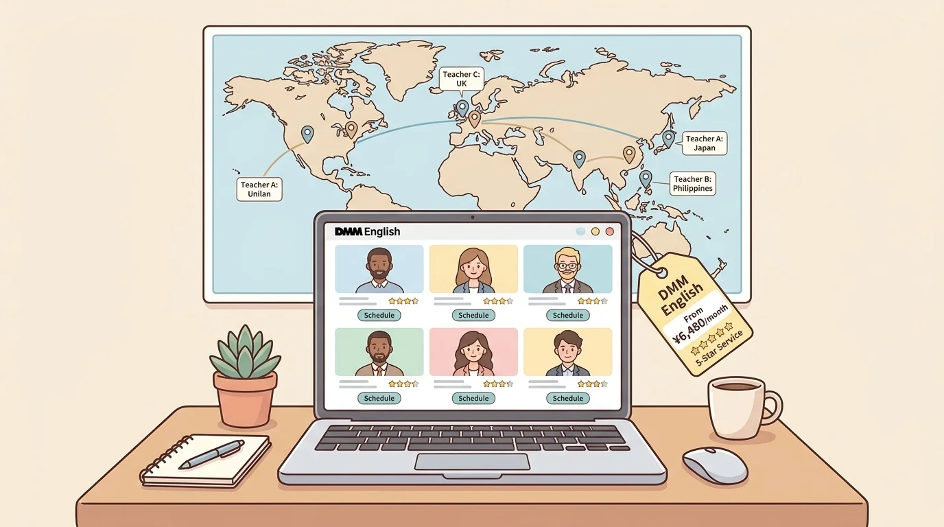 DMM英会話 完全ガイド｜料金・特徴・口コミ・他社比較【2026年版】