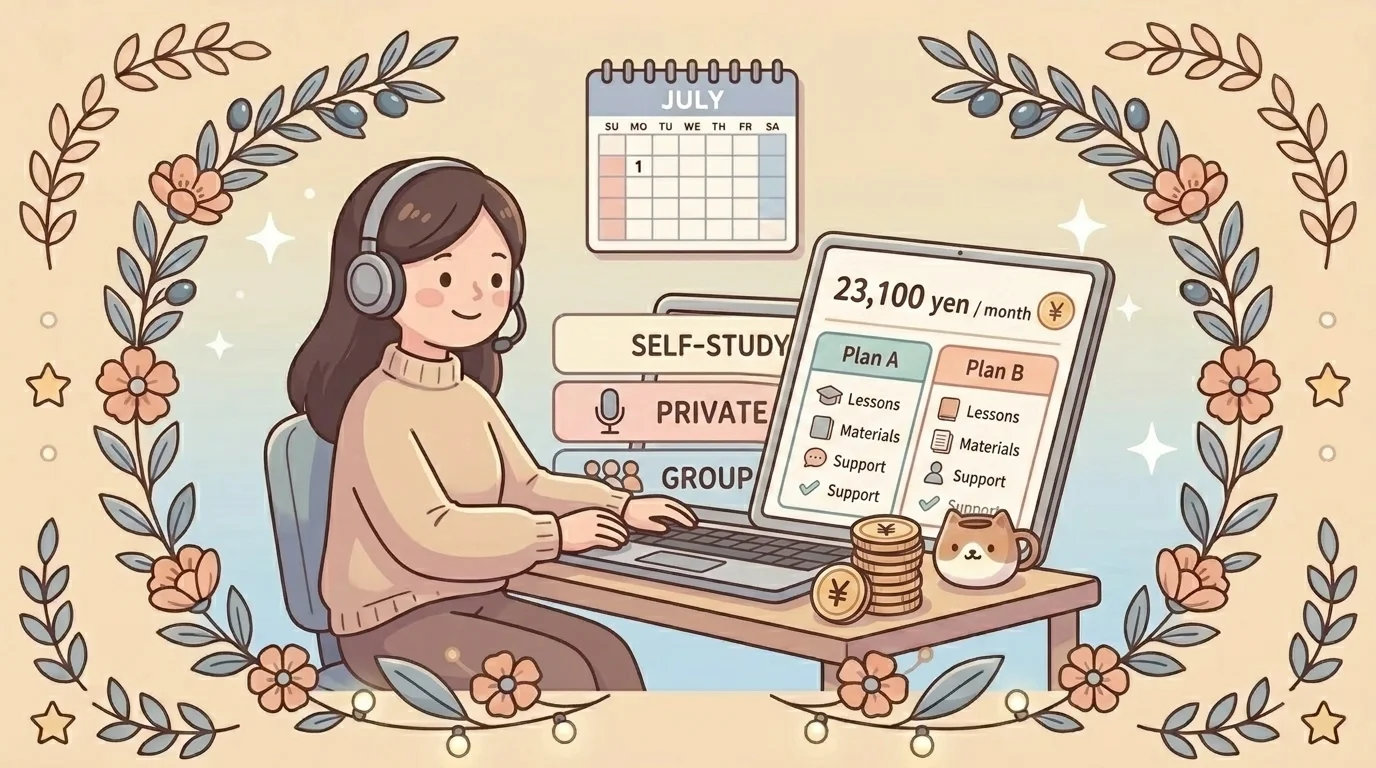ECC Online Hyper Lessons の料金プラン完全解説｜月額23,100円の内訳・他社比較・優待コード【2026年版】