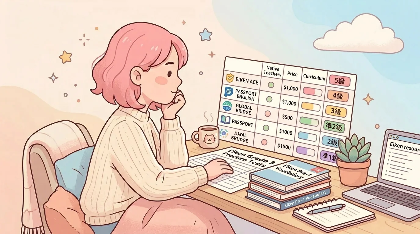 英検対策におすすめのオンライン英会話5選｜級別の選び方ガイド【2026年版】