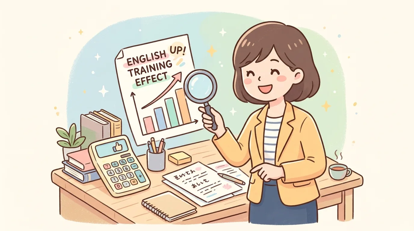 英語研修の効果とROIを測る手順【2026年版】 アイキャッチ