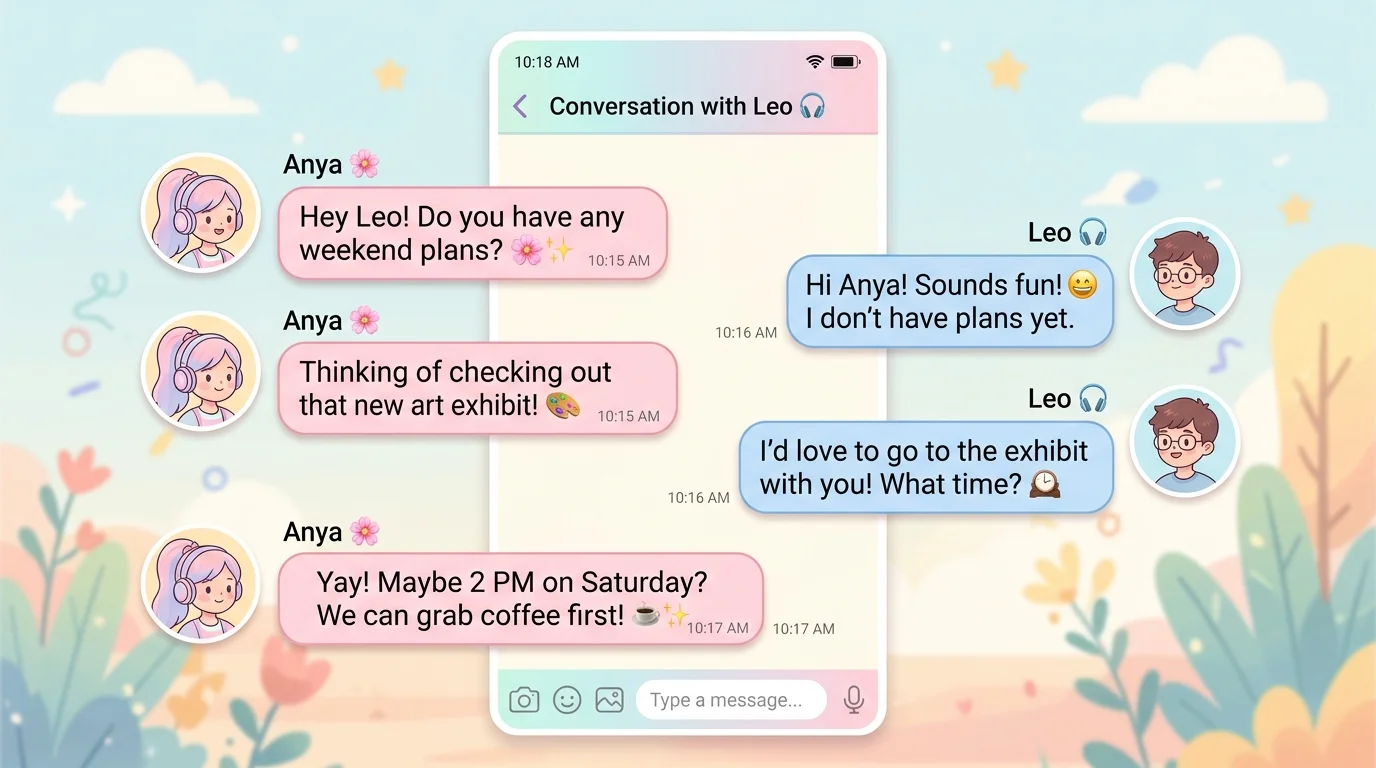 フリートークでの会話練習