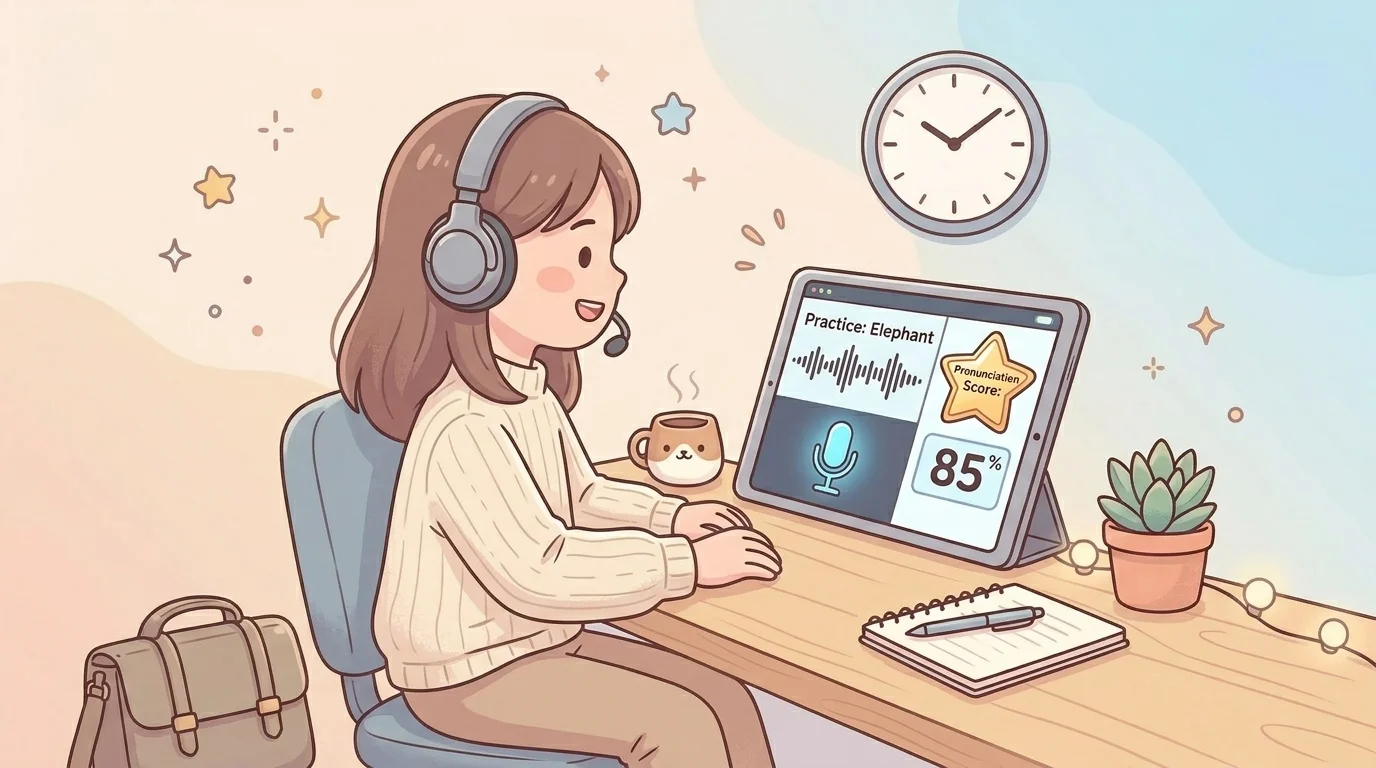 グローバルクラウンのAI発音チェックと自習教材｜100点満点スコアとフォニックスの仕組み【2026年版】