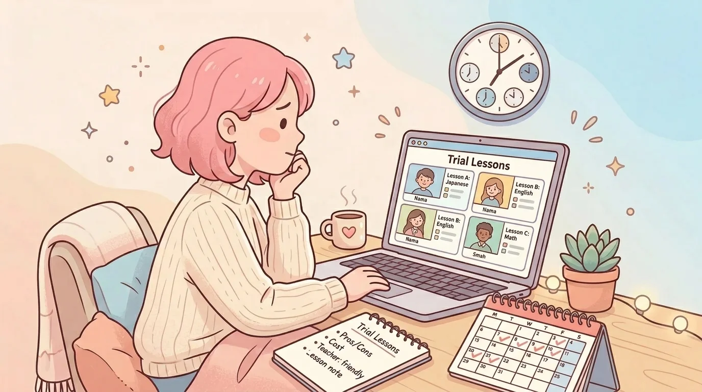 オンライン英会話の無料体験を最大活用するコツ【2026年版】