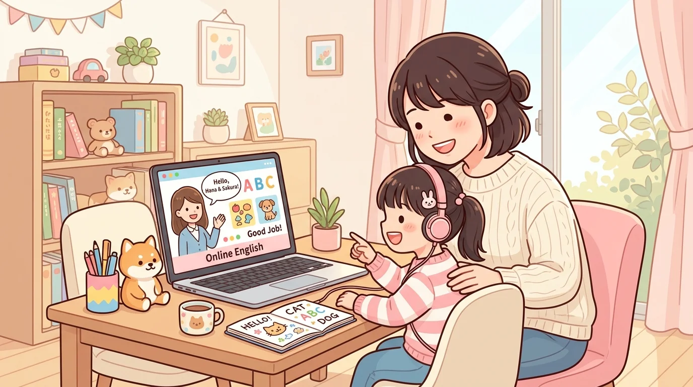 子供のKimini英会話は効果なし？効果を出すチェックポイントを解説【2026年版】 アイキャッチ
