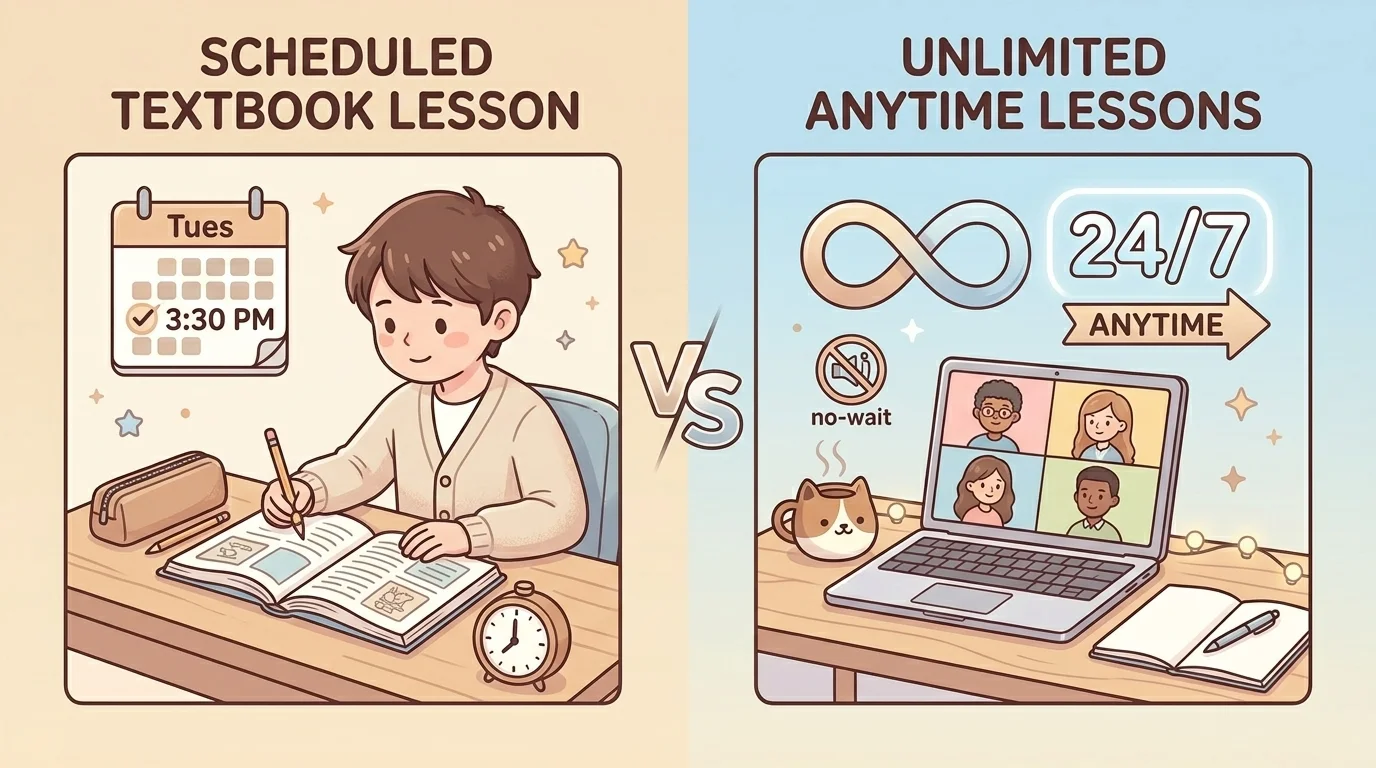 Kimini英会話 vs ネイティブキャンプ｜受け放題 vs 学研教材を比較【2026年版】