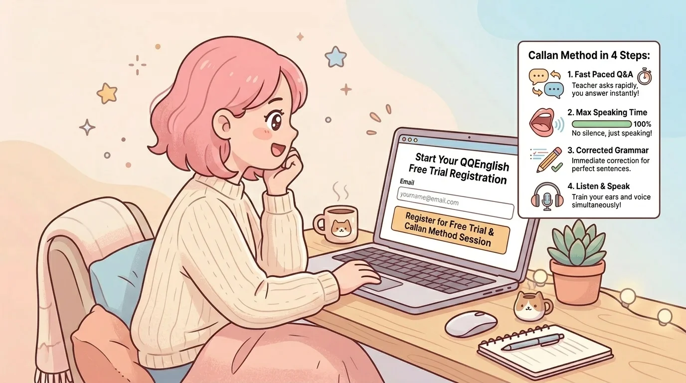 QQEnglishの無料体験｜2回の内容・申込手順・体験後の流れを解説【2026年版】