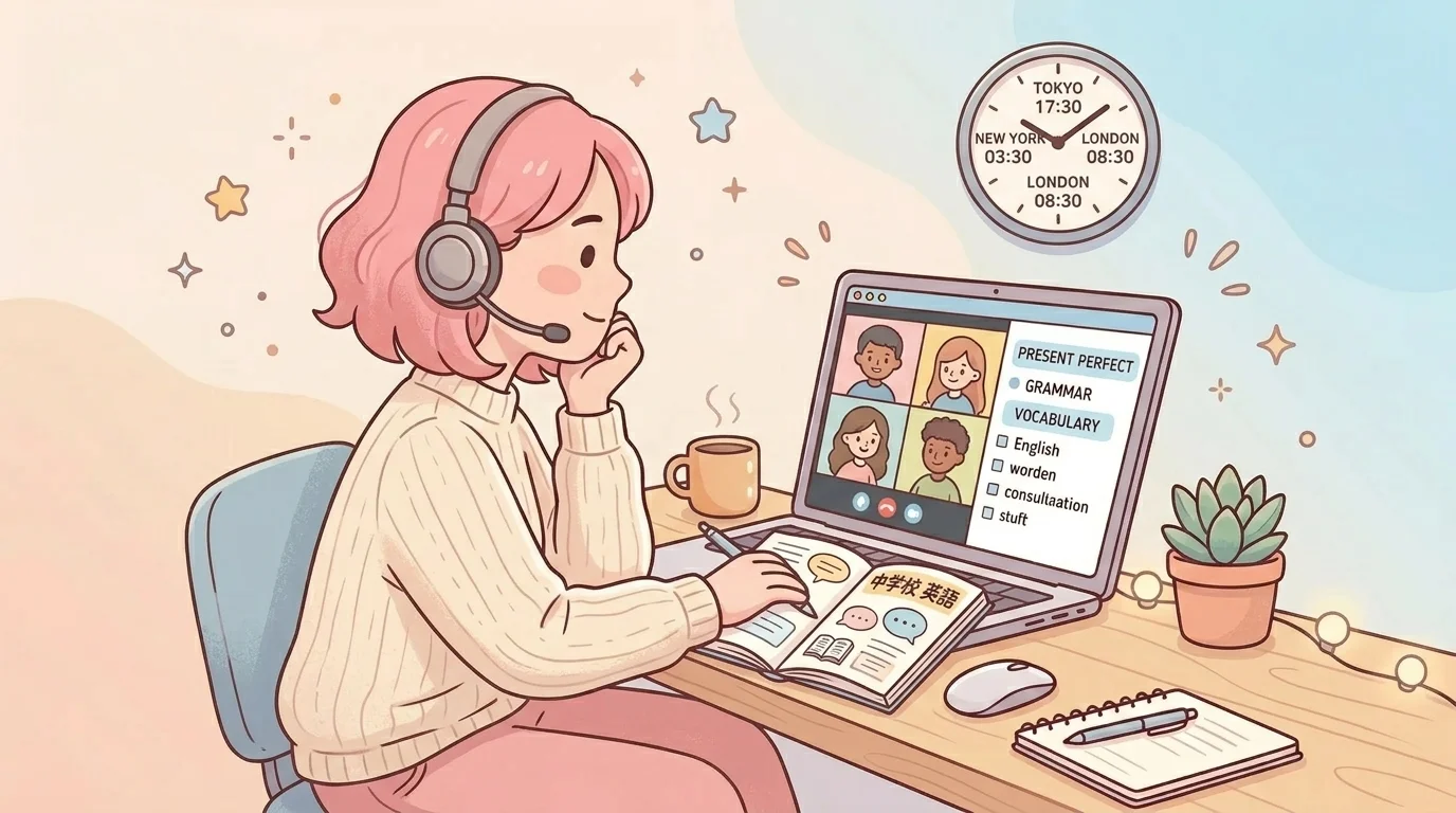 レアジョブ英会話の中学・高校生コース｜学校英語との両立と効果【2026年版】