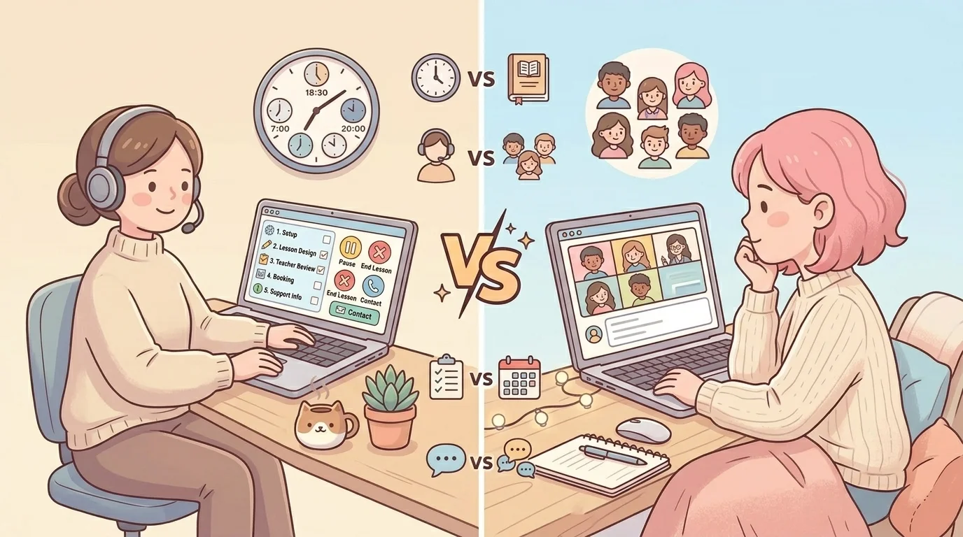 レアジョブ英会話 vs DMM英会話｜料金・講師・教材を徹底比較【2026年版】