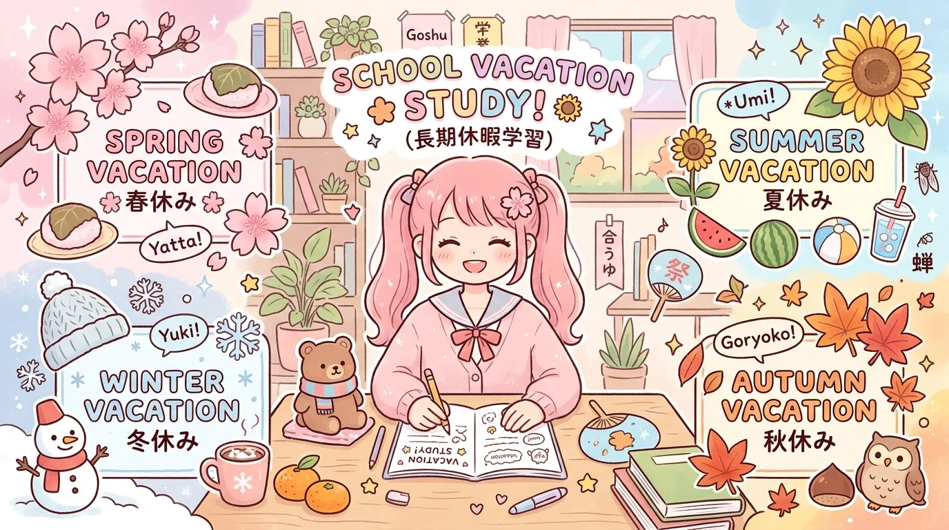 季節講習の長期休暇集中学習