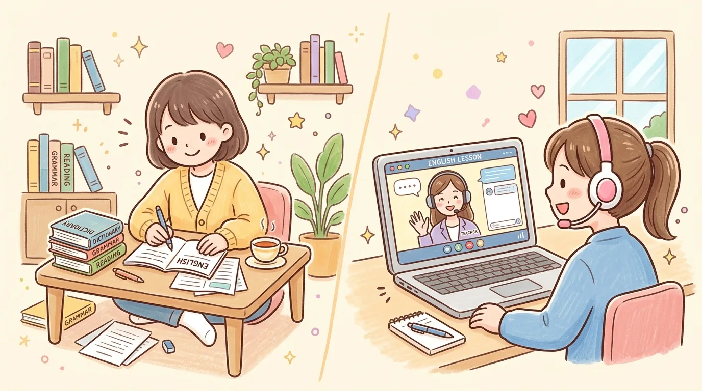 独学vsオンライン英会話 上達が早いのはどっち【2026年版】
